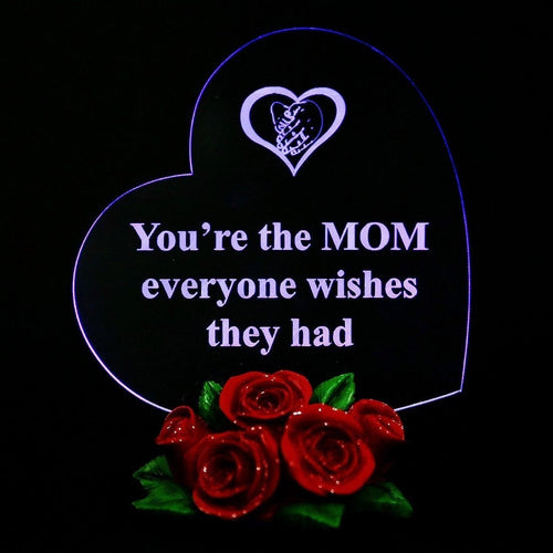 For Her "You’re The MOM Everyone Wishes They Had" Mothers Day Gift Heart for Mom