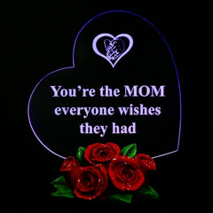 For Her "You’re The MOM Everyone Wishes They Had" Mothers Day Gift Heart for Mom