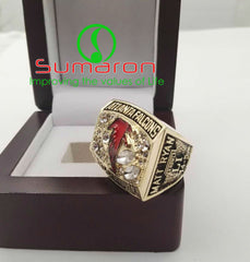 High Quality 2016 Atlanta Falcons Championship Ring Solid Men Fan w Wooden Box