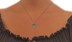 Unique Magical Fairy Glow in the Dark Pendant Locket Heart Luminous Necklace