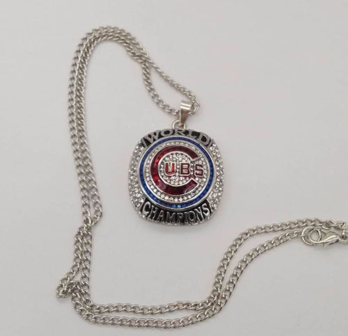 High Quality 2016 Chicago Cubs World Series Championship Necklace For Fans