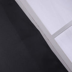 New Window Panel Curtain Blackout Thermal 52" x 63" Solid Machine Washable Black