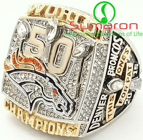 2015 Denver Broncos Super Bowl Championship Ring Miller Fan Gifts