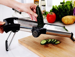 Adjustable Stainless Steel Mandoline Slicer- Vegetable Slicer- Potato Slicer