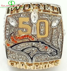 2015 Denver Broncos Super Bowl Championship Ring Miller Fan Gifts
