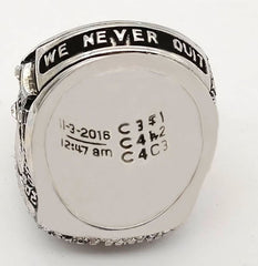 Chicago Cubs World Series Championship Ring 9-14 size For ZOBRIST Presale 2016