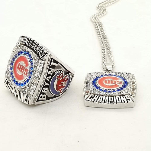 Nice Gift 2016 Chicago CUBS Baseball  Championship Ring With Get 1 Free Necklace