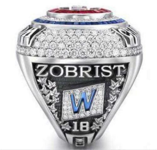 2016 Chicago Cubs World Series Championship Ring 8-14 Size For ZOBRIST