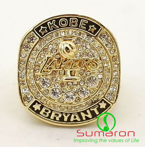 LA LAKERS KOBE  Bryant Twenty Years black mamba retirement Champion Ring