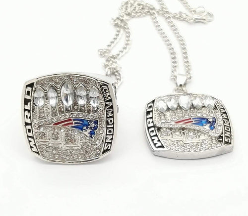 New England Patriots Championship 2016-2017  Ring Gift With Get 1 Free Necklace