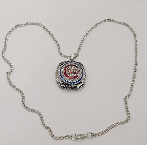 High Quality 2016 Chicago Cubs World Series Championship Necklace For Fans