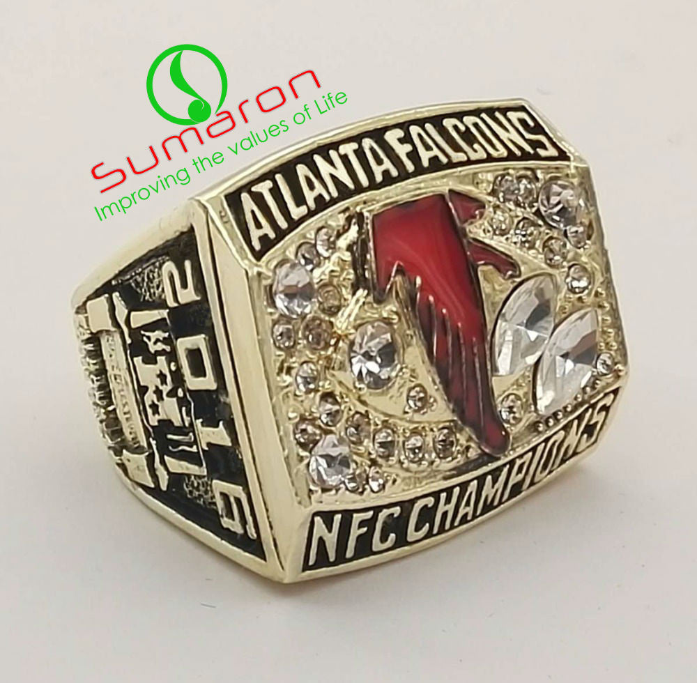 Stylish Simplicity Super Bowl Rings, NFC 2016 Atlanta Falcon Championship  Ring Championship Replica Ring Fans Collector Gift Size 9-13,11 :  : Fashion