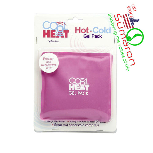 New Hot Or Cold Gel Packs By Camerons (5"x5" Pink) - Freezer Or Microwave Safe