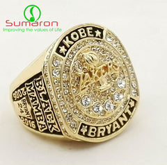 LA LAKERS KOBE  Bryant Twenty Years black mamba retirement Champion Ring