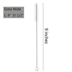 Simple Drink Straw Cleaning Brush Kit, 5-size, 6-piece Straw Cleaner