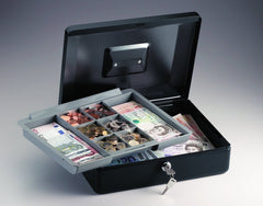 New entrySafe CB10 Small Cash Box, Black, Safebox Privacy Security Protection